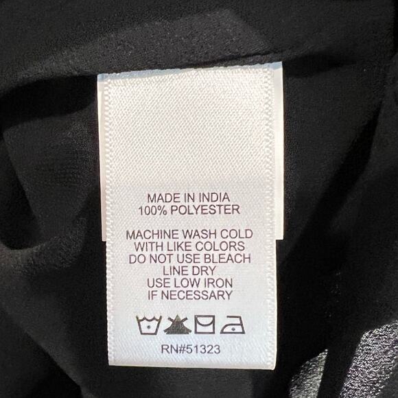 NWT 1State spaghetti strap cami top blouse shirt Black Size XXL - Picture 6 of 8